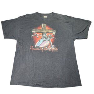 Driven by the Spirit Jesus T-Shirt Size XL Motorcycle Romans 8:9-10